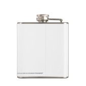 氏および夫人-パーソナライズな結婚式 フラスク (裏面)