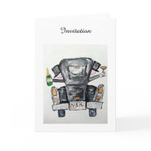 氏および氏結婚式招待状