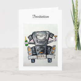 氏および氏結婚式招待状 招待状