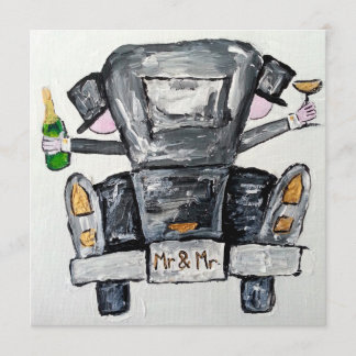 氏および氏結婚式招待状 招待状