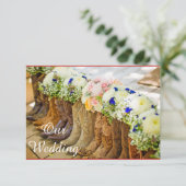 氏および氏結婚式招待状 招待状 (スタンド正面)