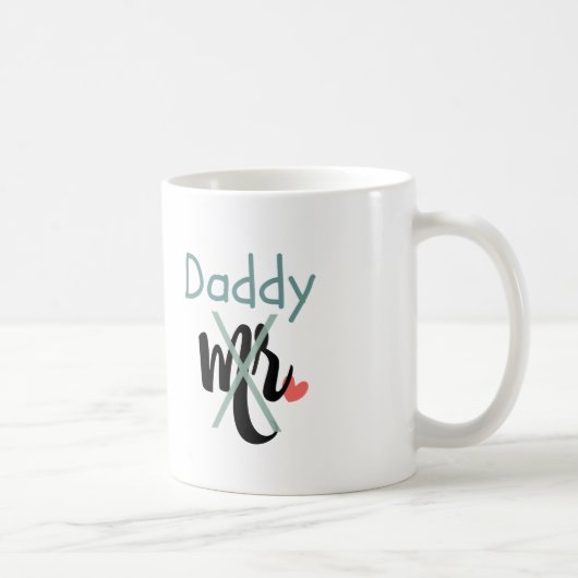 氏からお父さんへの! 新しいパパのマグ(水) コーヒーマグカップ (右)