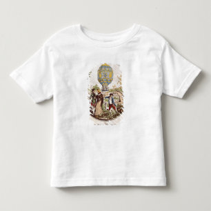 氏によるFrancois最初の空気の旅行 トドラーTシャツ