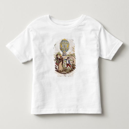 氏によるFrancois最初の空気の旅行 トドラーTシャツ (正面)