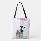 氏のトートバックを開けることDarcy トートバッグ (裏面)