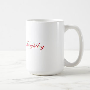 氏のマグが付いているKnightley茶 コーヒーマグカップ