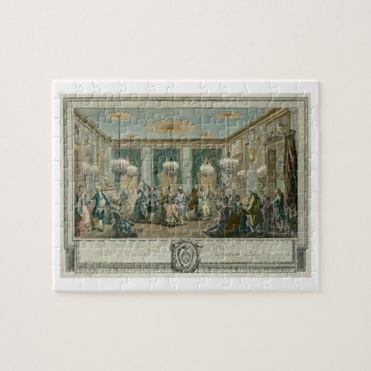 氏の家のイブニング・ドレスの球VI ジグソーパズル (横)