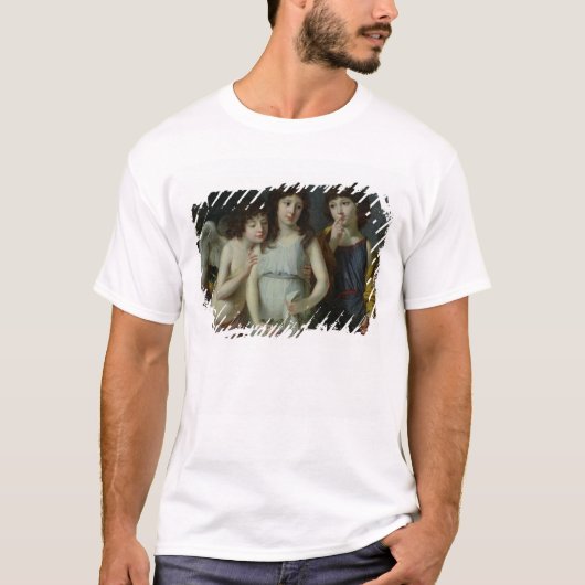 氏のLanglois 3人の子供 Tシャツ (正面)