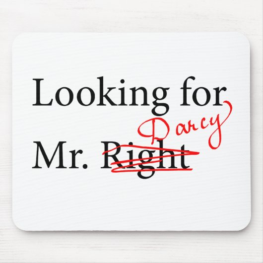 氏を捜すことDarcy マウスパッド (正面)
