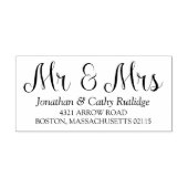 氏エレガント名住所 セルフインキングスタンプ (デザイン)