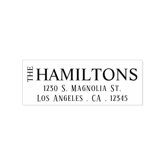 氏パーソナライズされた ラバースタンプ (インプリント)