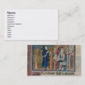 氏フレーム95 f.268マーリンはBlaisに物語を定めます 名刺 (正面/裏面)