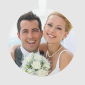 氏及び夫人としてOrnament私達の一番最初のクリスマス オーナメント (裏面)