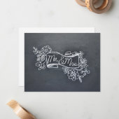 氏及び夫人メッセージカード ノートカード (正面/裏面インサイチュ)