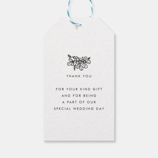 氏及び夫人新婚者は結婚式が感謝していしている冬の付きます ギフトタグ (裏面)
