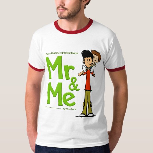 氏及び私Characerのワイシャツ Tシャツ (正面)