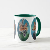 氏及びFox Mug Fox Mug夫人のビクトリアンなキツネのキツネの芸術 マグカップ (正面右)