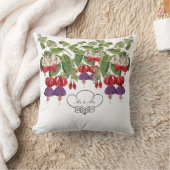 氏及びFuschia Flower夫人の装飾用クッション クッション (ブランケット)