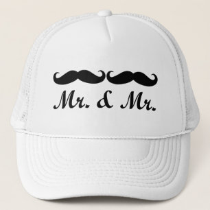 氏及びMUSTACHE氏のゲイ同志の結婚の帽子 キャップ