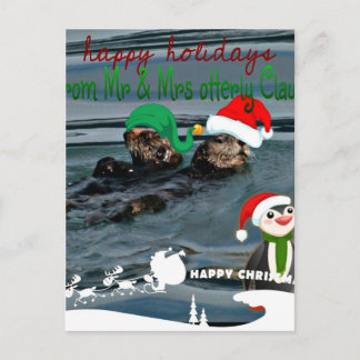 氏及びOtterlyクロース夫人のクリスマスのプレゼント シーズンポストカード