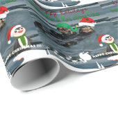 氏及びOtterlyクロース夫人のクリスマスのプレゼント ラッピングペーパー (ロールコーナー)