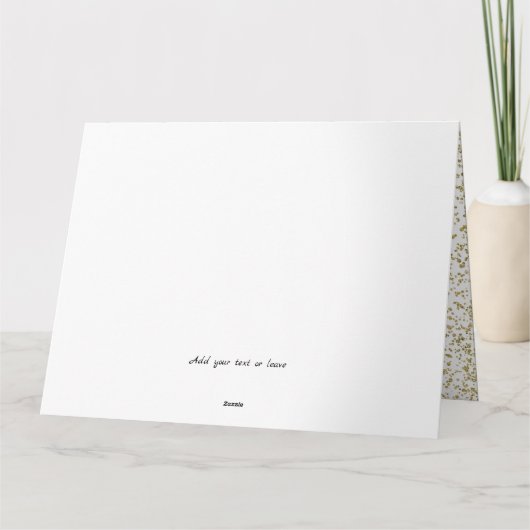 氏名と写真ハッピーバースデー カード (裏面)