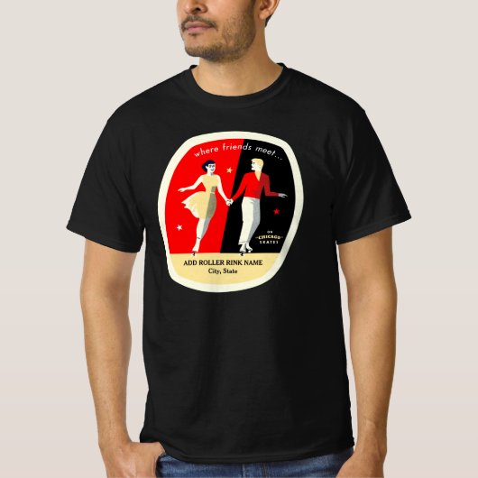 氏名と市区町村、州を記入お気に入りのする Tシャツ (正面)