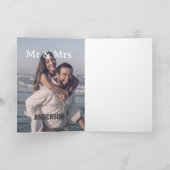 氏名+写真+日付+結婚式+家族 カード (内部)