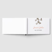 氏名 夫婦 結婚記念日 ゲストブック (全面)