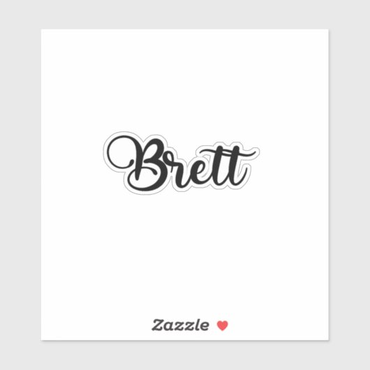 氏名 – 手書き書道 シール (シート)