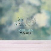 氏名+結婚記念日+年ウェディングギフトg アクリルサイン (ニュートラル)