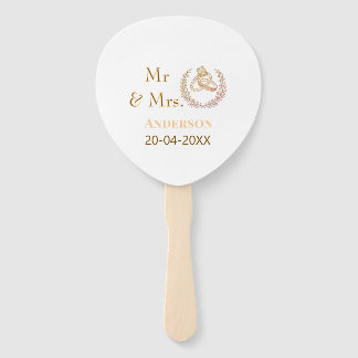 氏名+結婚記念日+年+ウエディングギフト ハンドファン