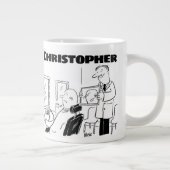 氏名Gを付した理容師又は美容師への贈与 ジャンボコーヒーマグカップ (右)