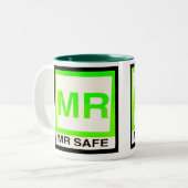 氏安全なコーヒー・マグ ツートーンマグカップ (正面左)