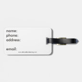 氏荷物のラベル ラゲッジタグ (裏面横)