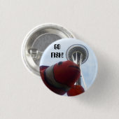 氏魚はシアトルに行きます 缶バッジ (正面&裏面)