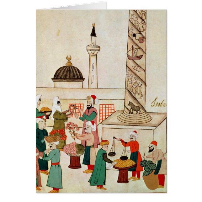 氏1671年イスタンブール、c.1580のバザー (正面)