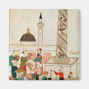 氏1671年イスタンブール、c.1580のバザー マグネット