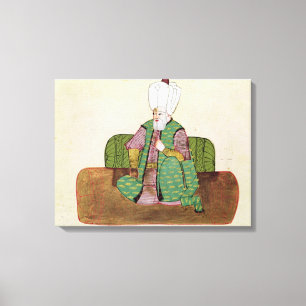 氏1971年のサルタンSuleyman I キャンバスプリント