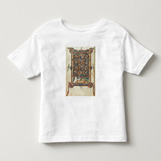 氏21926 psalterからのJesseの木 トドラーTシャツ (正面)