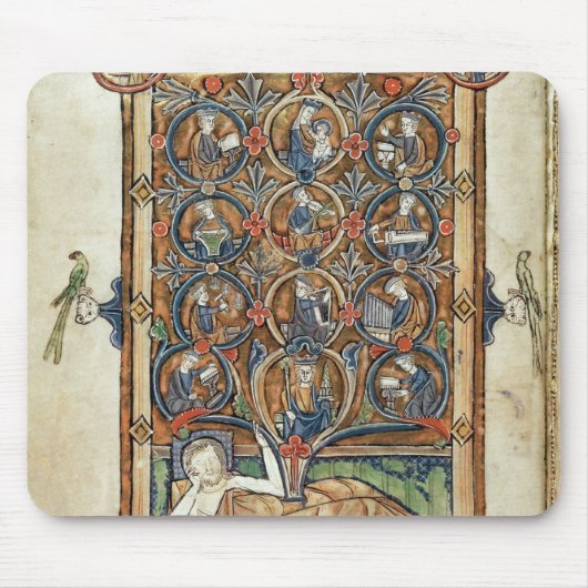 氏21926 psalterからのJesseの木 マウスパッド (正面)