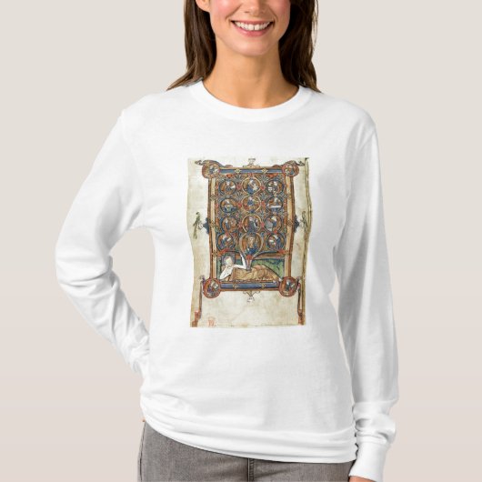 氏21926 psalterからのJesseの木 Tシャツ (正面)