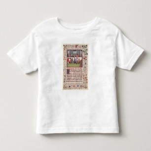 氏370 fol.184最後の晩餐 トドラーTシャツ