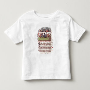 氏370 fol.184最後の晩餐 トドラーTシャツ