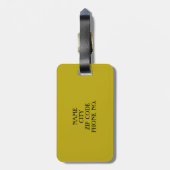 "氏"シックな荷物TAG_ 191 GOLD/BLACK/WHITE ラゲッジタグ (裏面縦)
