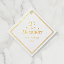 氏・ミセス名住所 フェイバータグ