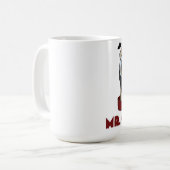 氏。 他のパグのマグ コーヒーマグカップ (正面左)