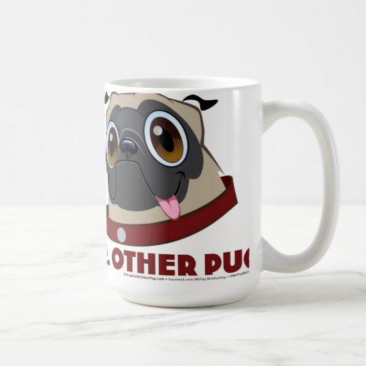 氏。 他のパグのマグ コーヒーマグカップ (右)