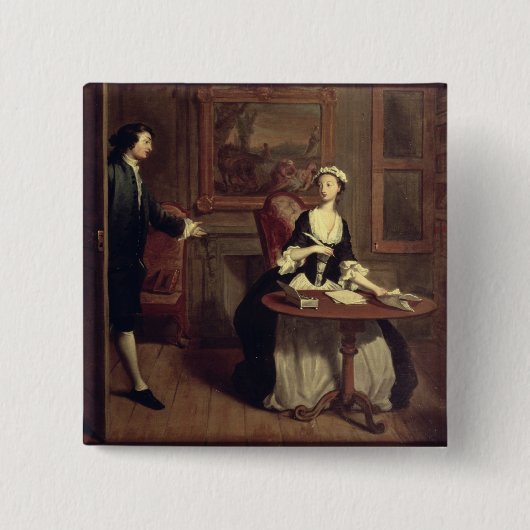 氏B.はパメラの執筆、Ricからのイラストレーションを見つけます 缶バッジ (正面)