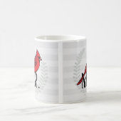 氏Cardinal氏および夫人Hisおよび彼女の物 コーヒーマグカップ (中央)